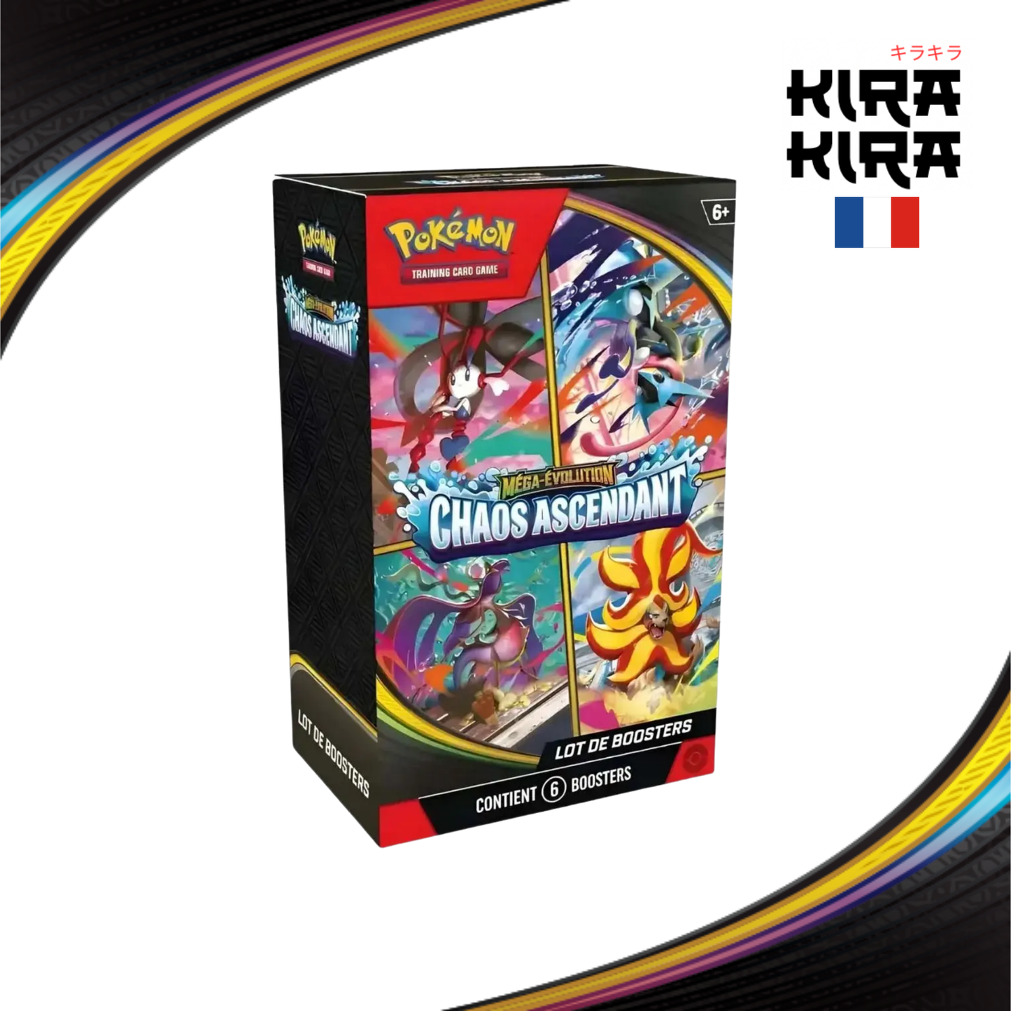 Pokémon Bundle ME04 Chaos Ascendant - 6 boosters - FR
