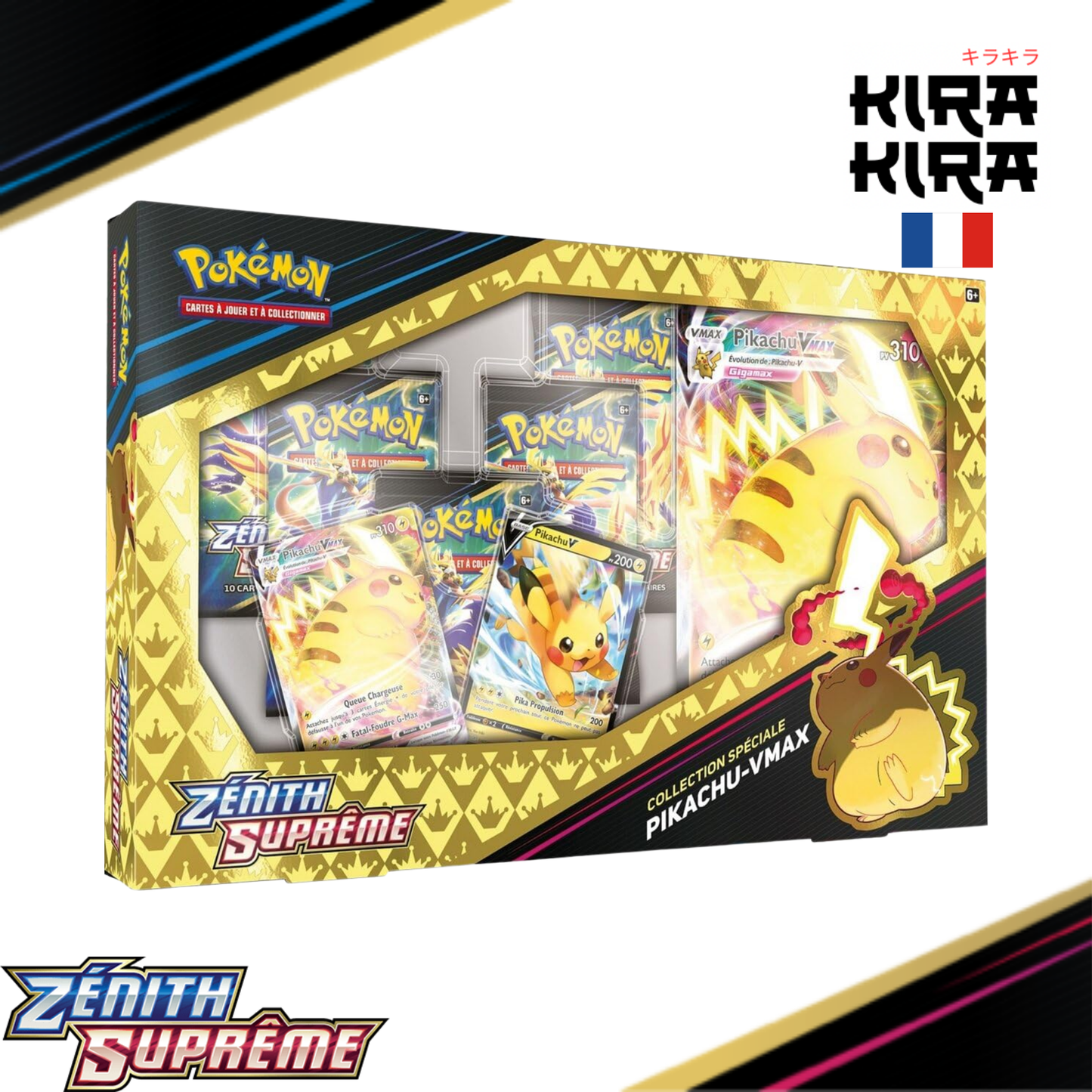 Pokémon Coffret Pikachu V-max EB12.5 Zénith suprême - Collection Spéciale - FR