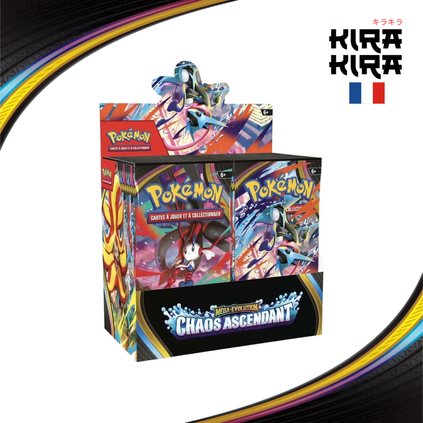 AVEC DÉFAUT Pokémon Display ME04 Chaos Ascendant - 36 boosters - FR