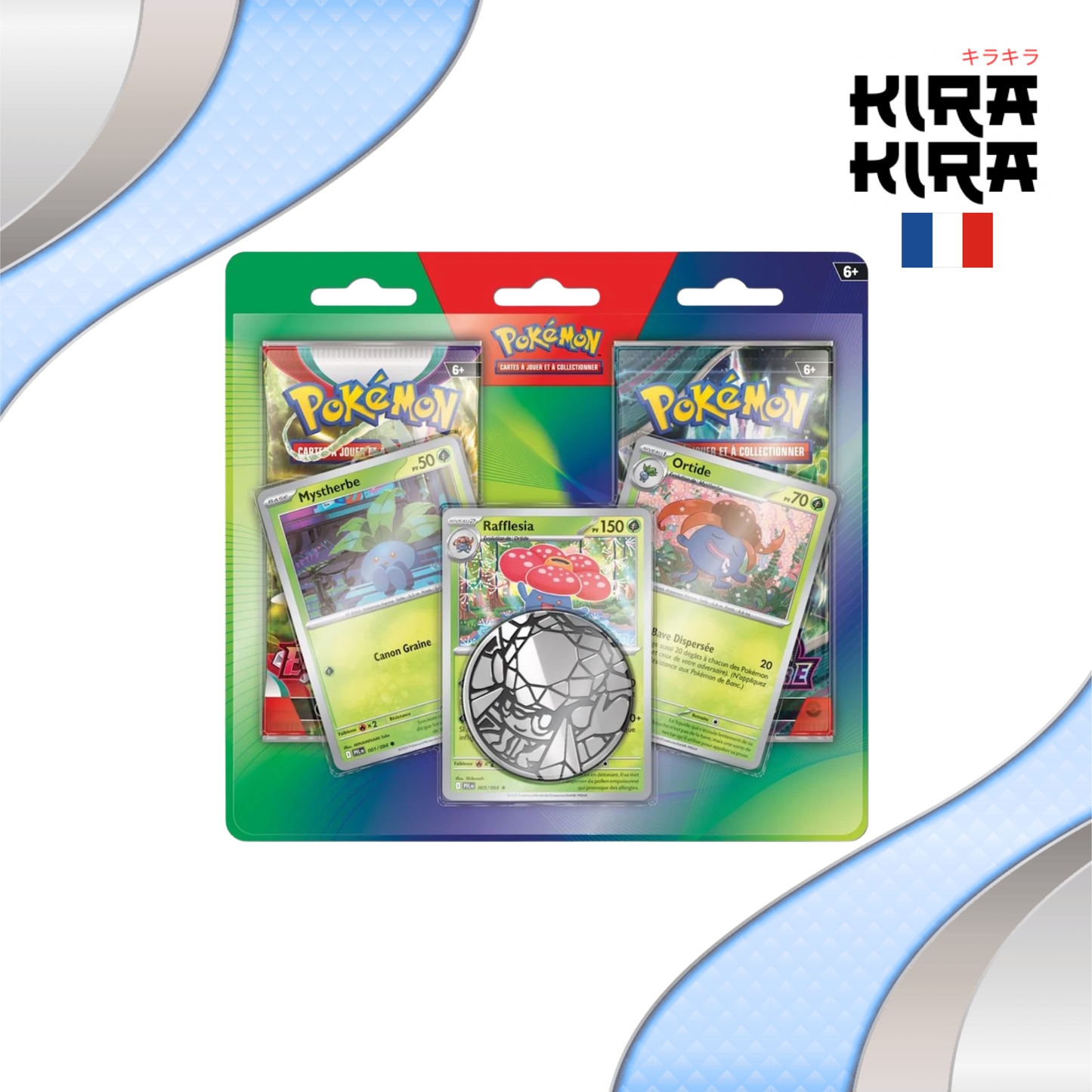 Pokémon Duopack Mystherbe/Ortide/Rafflesia - FR