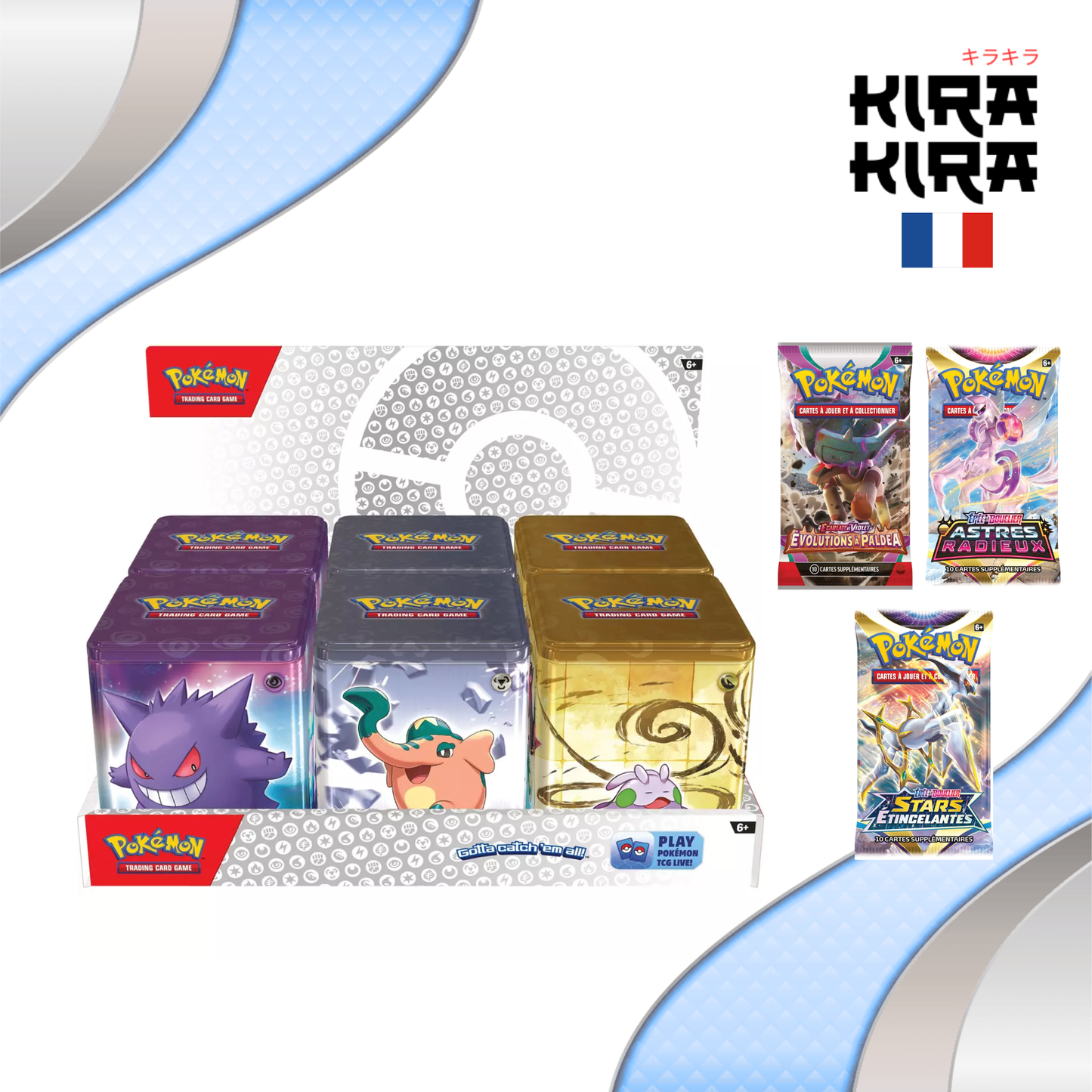 Pokémon Display Tin Cube Q1 2024 - FR