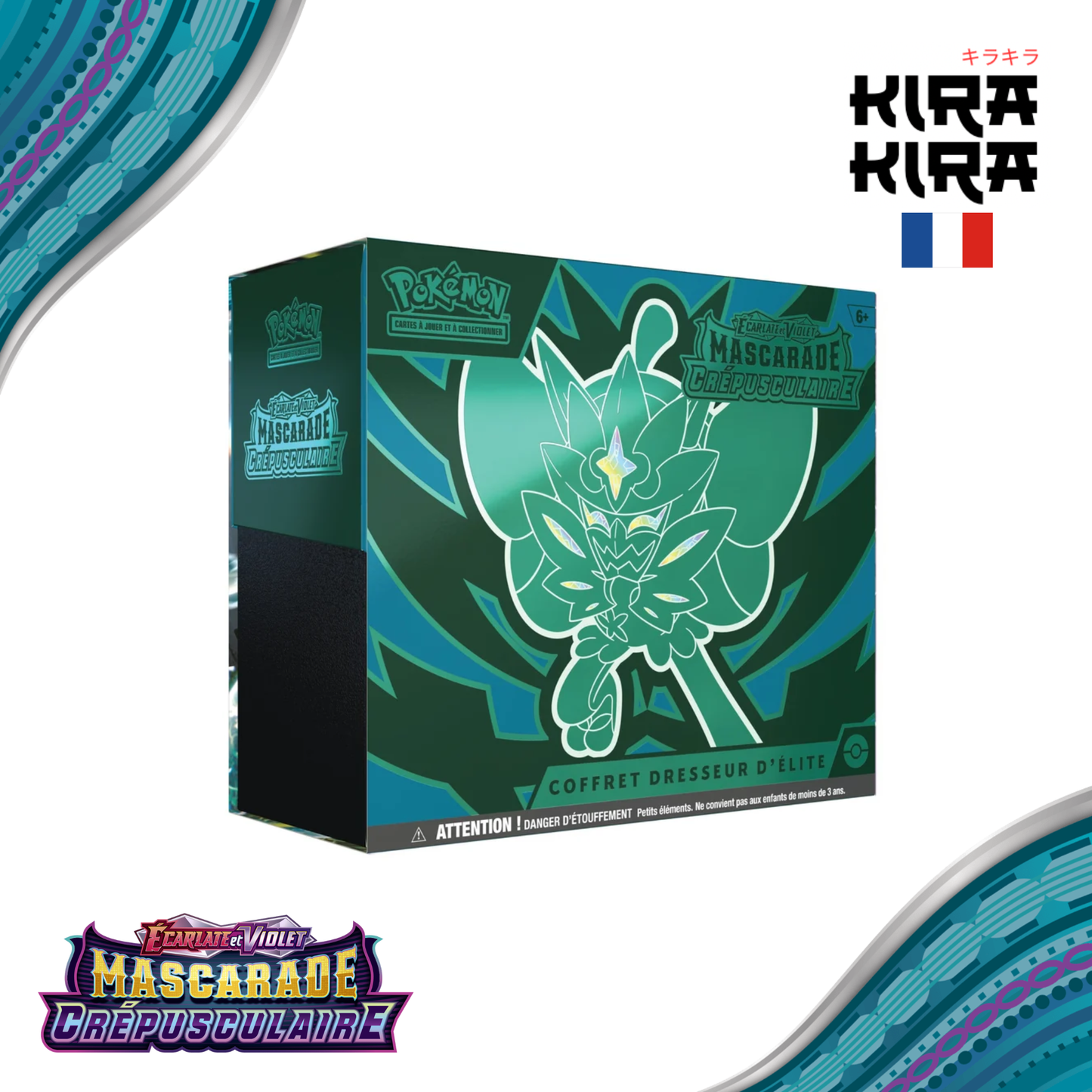 Pokémon ETB EV06 Mascarade Crépusculaire - Coffret Dresseur d'Elite - FR