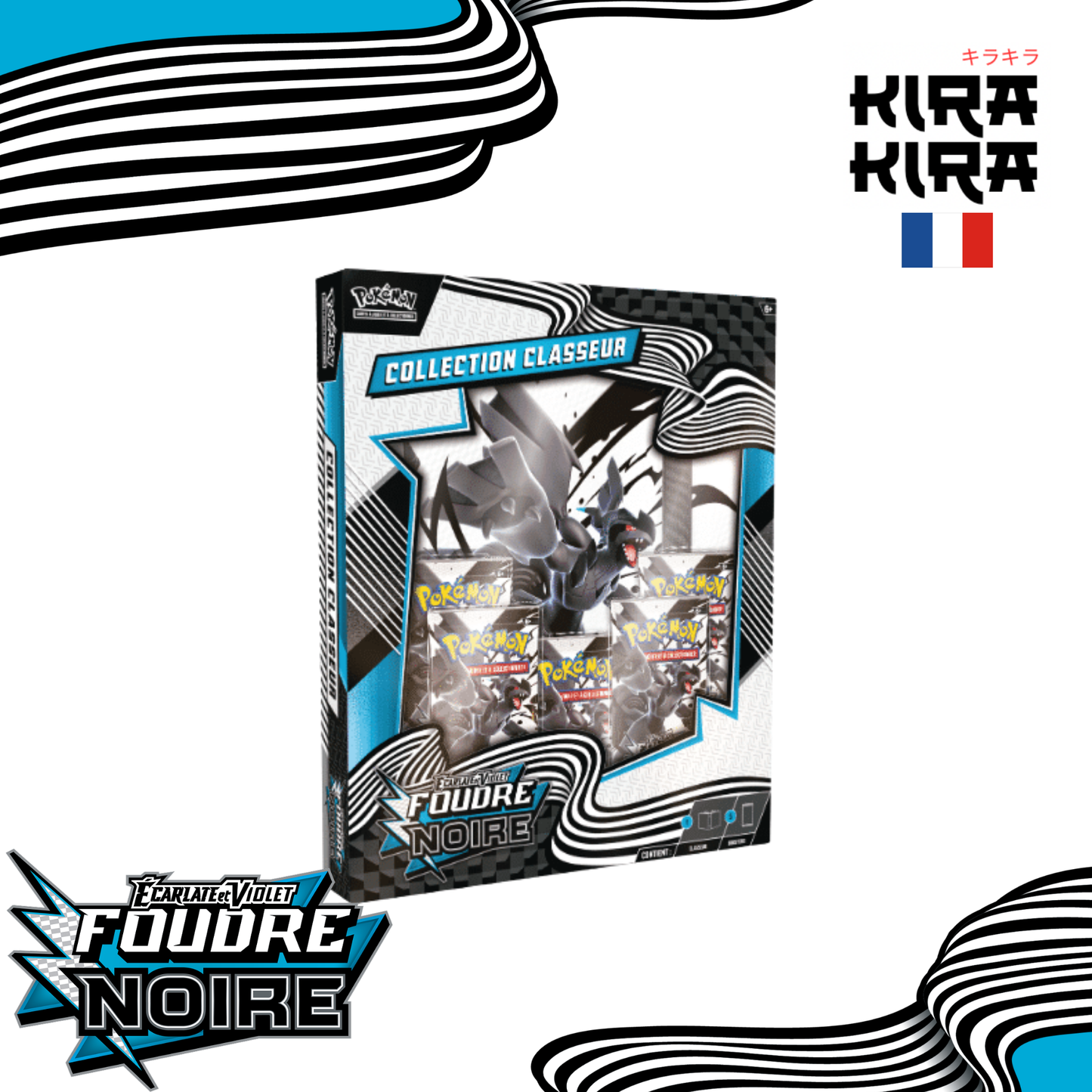 Pokémon Coffret EV10.5 Foudre noire - Collection Classeur  - FR