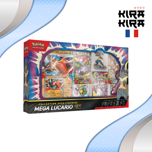 Pokémon Coffret Méga Lucario ex - Collection avec Figurine - FR