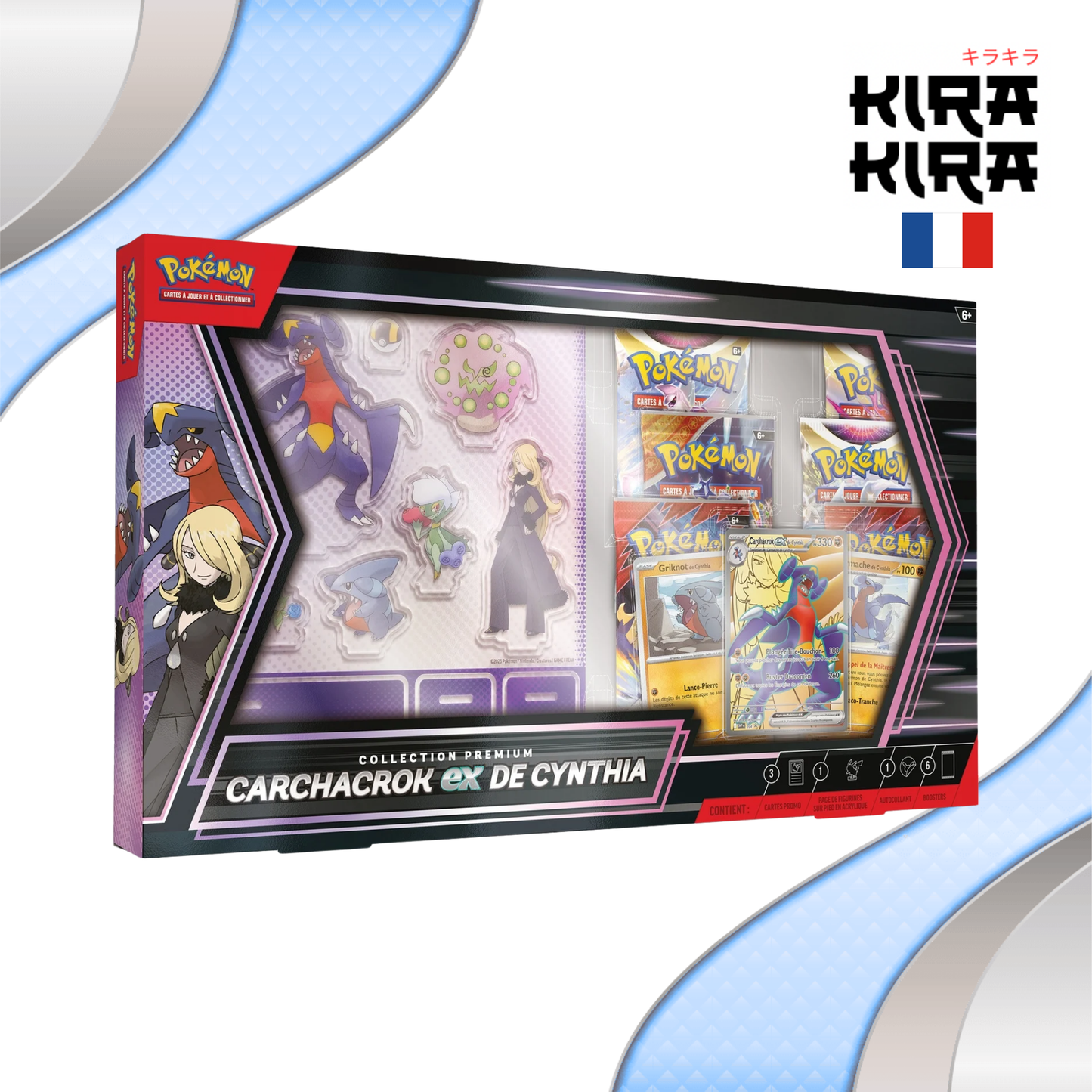 Pokémon Coffret Carchacrok ex de Cynthia - FR