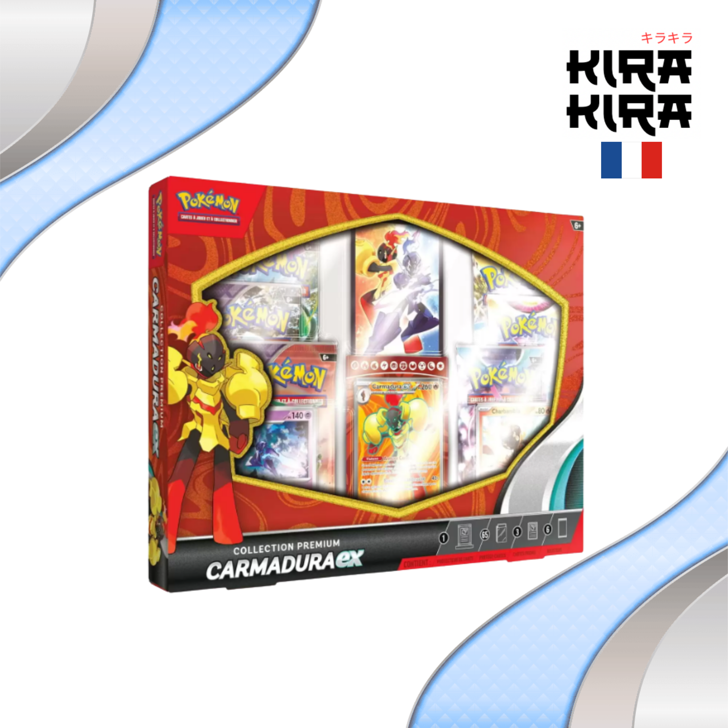 AVEC DÉFAUT Pokémon Coffret Collection Premium Carmadura ex - FR