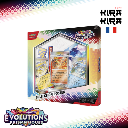 Pokémon Coffret EV08.5 Évolutions Prismatiques – Collection Poster – FR