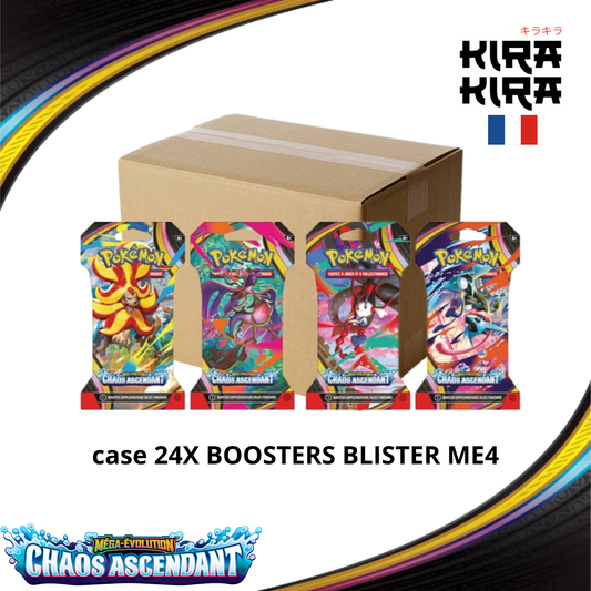Pokémon case de Boosters Blisters ME04 Chaos Ascendant - FR
