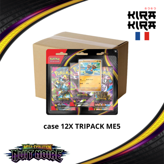 Pokémon case de Tripack ME05 Nuit Noire - FR