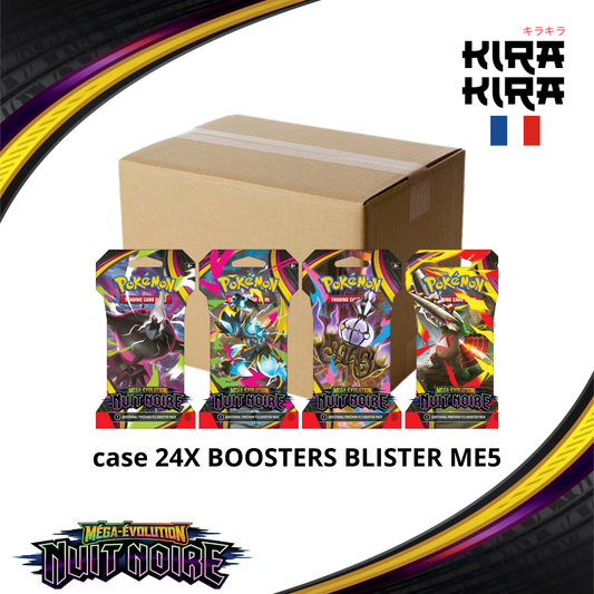 Pokémon case de Boosters Blisters ME05 Nuit Noire - FR