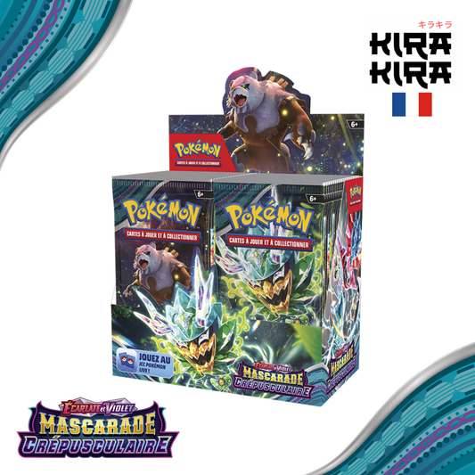 AVEC DÉFAUT Pokémon Display EV06 Mascarade Crépusculaire - 36 boosters - FR