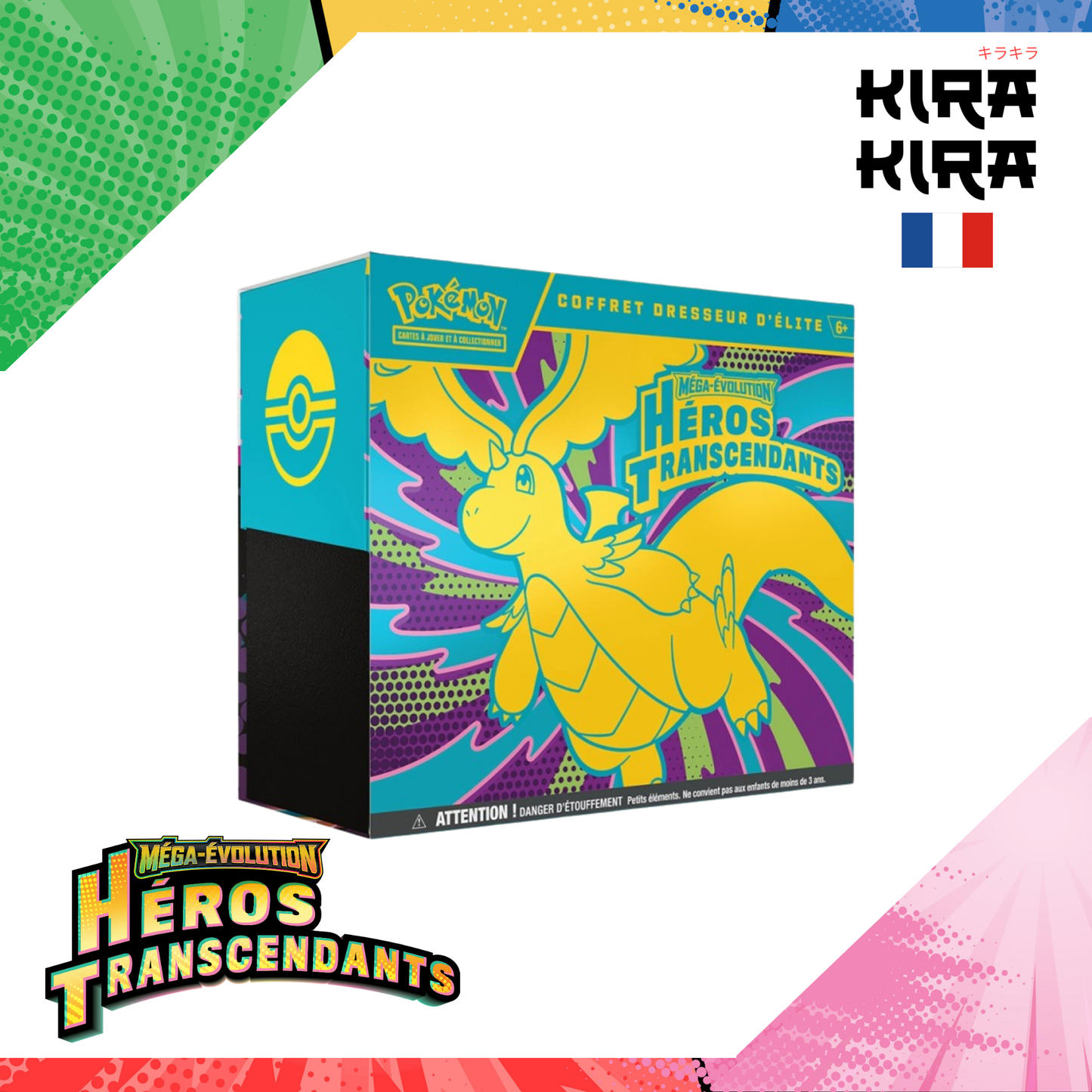 Pokémon ETB ME02.5 Héros Transcendants - Coffret Dresseur d'Elite - FR
