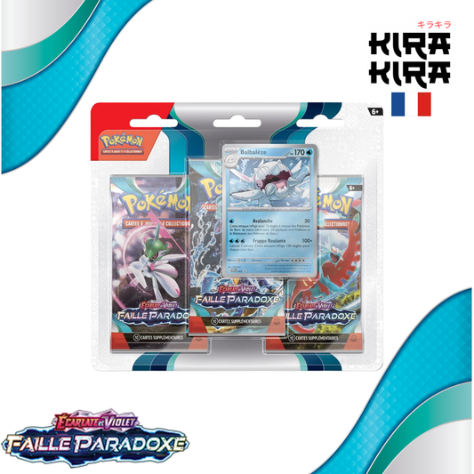 Pokémon Tripack EV04 Faille Paradoxe - FR
