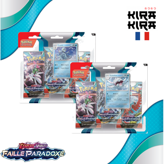 Pokémon Tripack EV04 Faille Paradoxe - FR