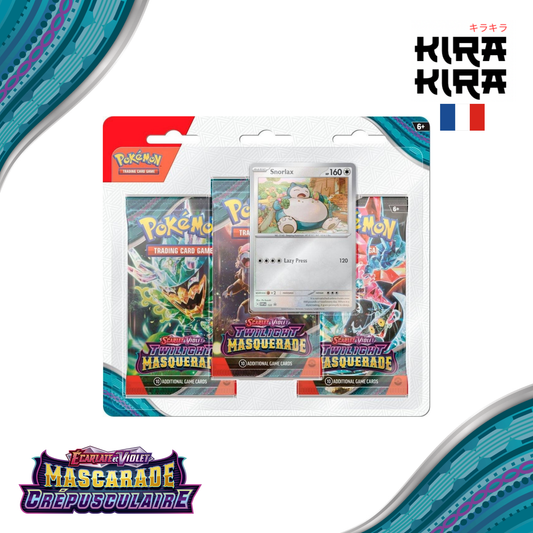 Pokémon Tripack EV06 Mascarade Crépusculaire - FR