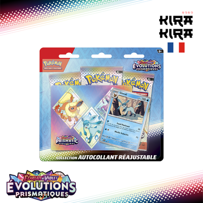 Pokémon Tripack EV08.5 Évolutions Prismatiques - FR
