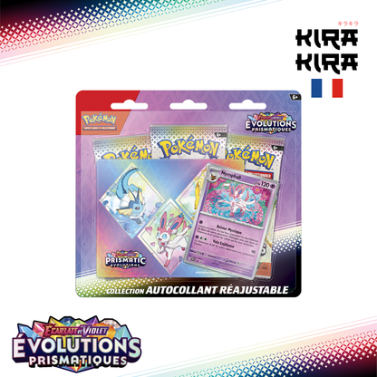 Pokémon Tripack EV08.5 Évolutions Prismatiques - FR